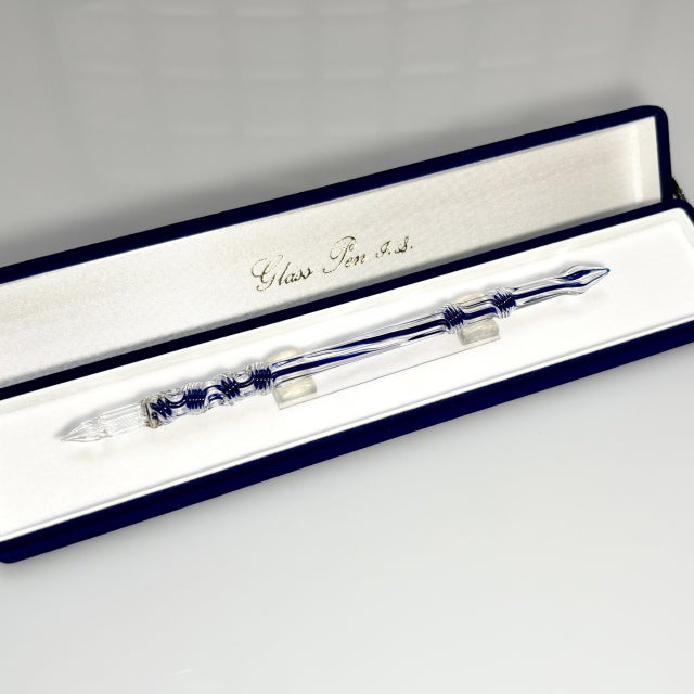 佐瀬工業所 ガラスペン ブルー軸 5〜6回使用 used 在庫あり】ガラスペン 9900円 | 佐瀬工業所